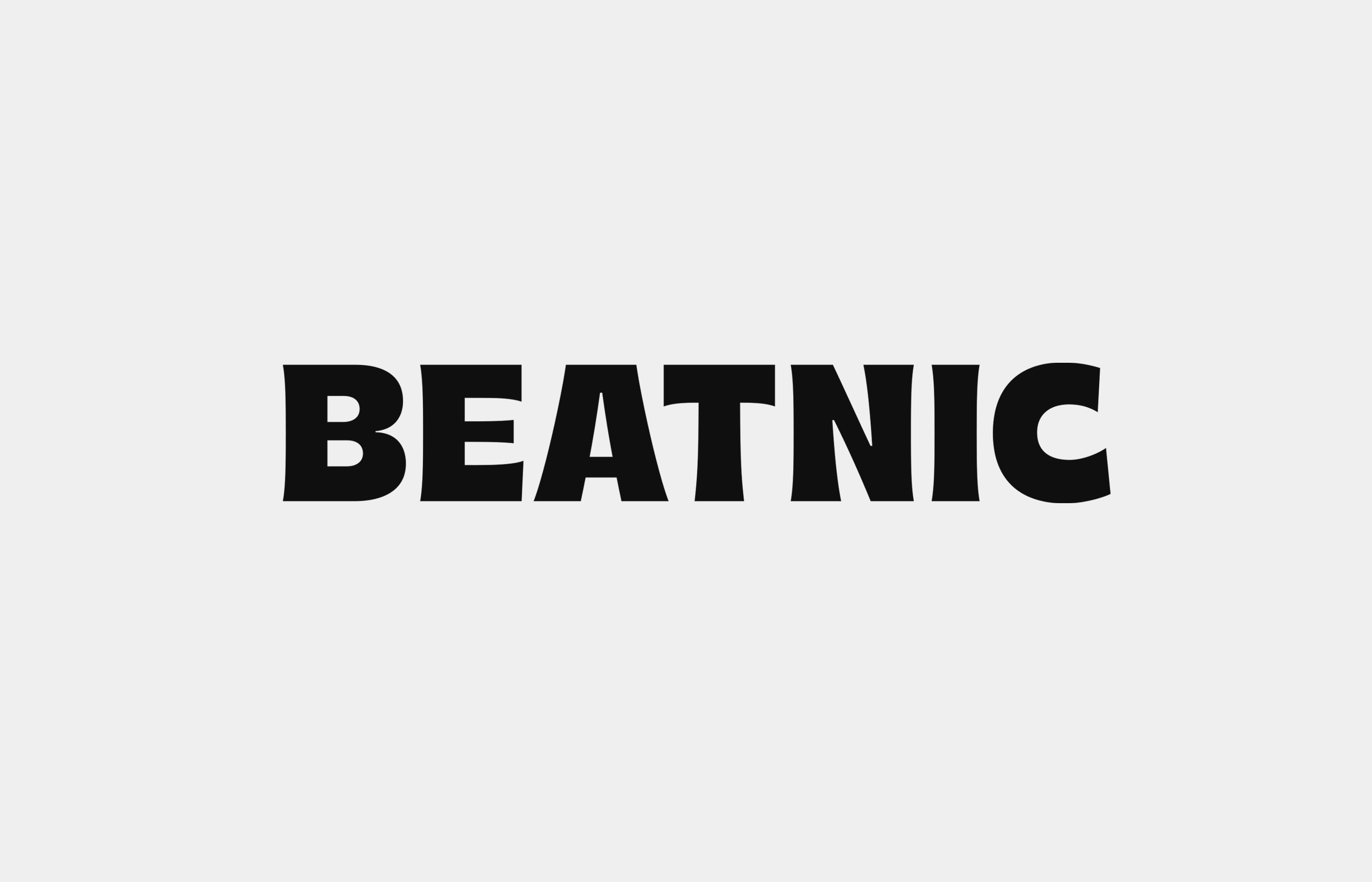 Beatnic wordmark (art direction by Pearlfisher) –