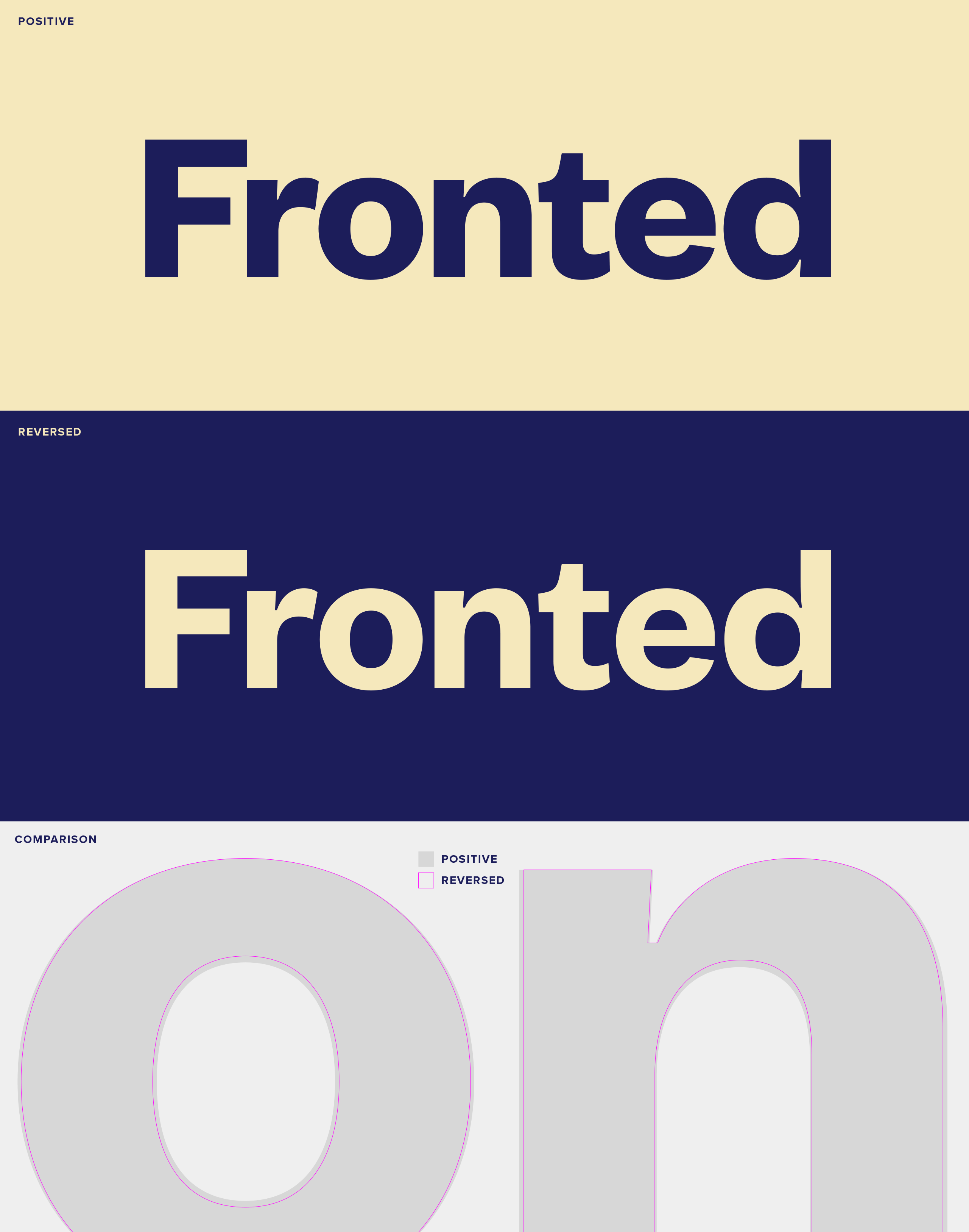Fronted Wordmark by Dan Forster and Elmwood optimised
