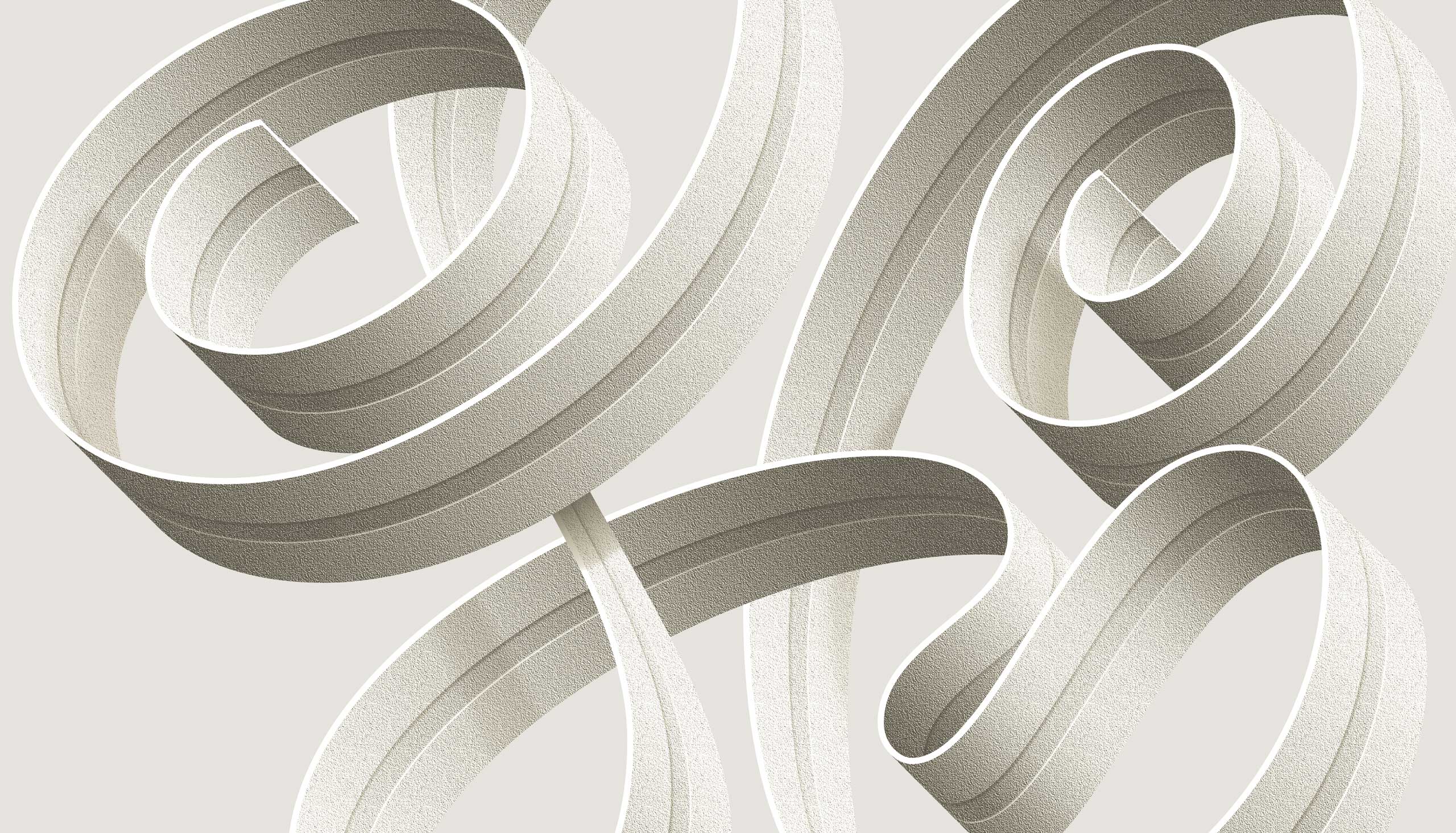 Letter H by Dan Forster - Illustrated type – 3D type – Detail
