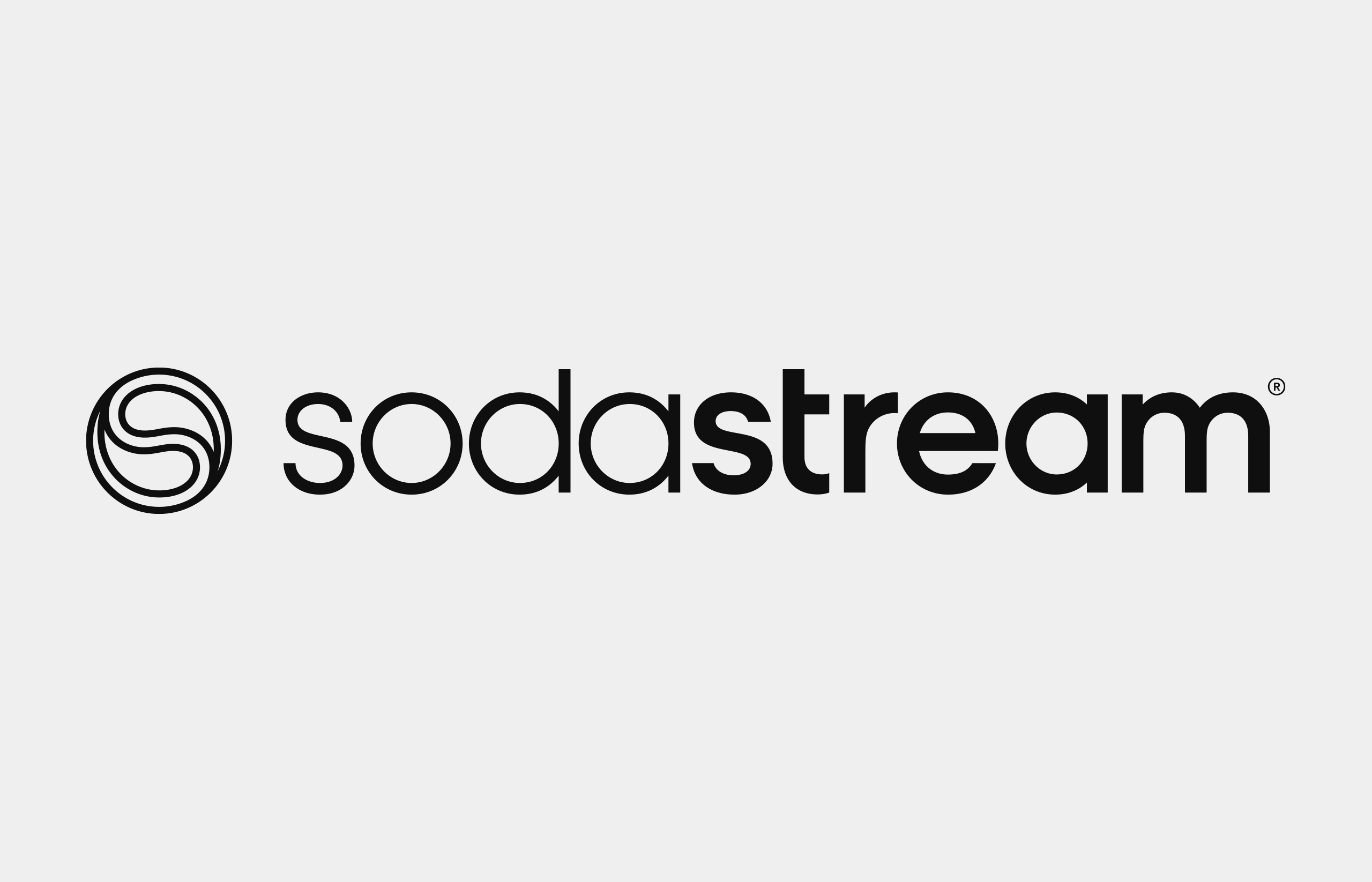 Sodastream Wordmark & Symbol (art direction by Pearlfisher) –