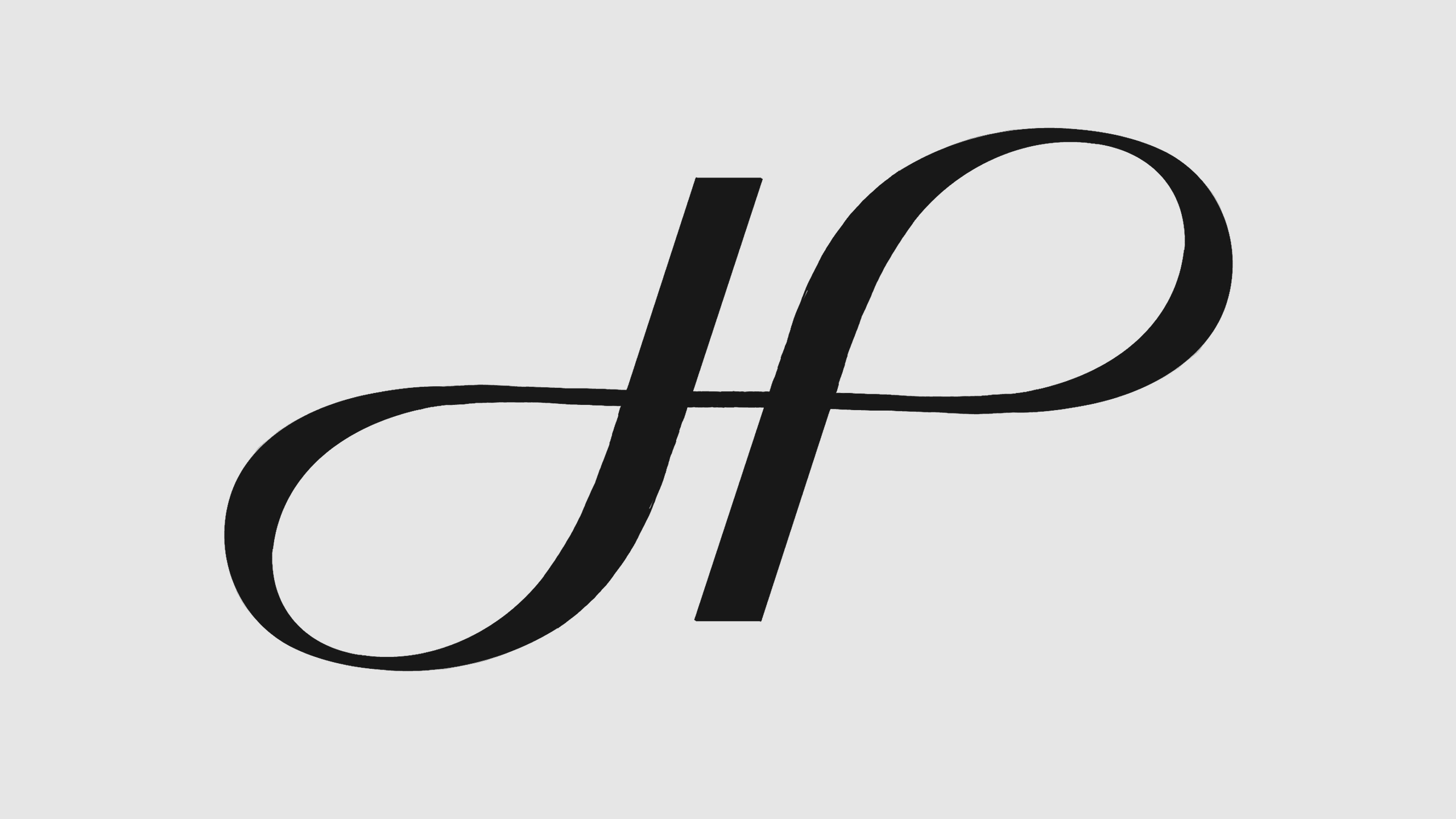 Hallé Monogram design process by Dan Forster